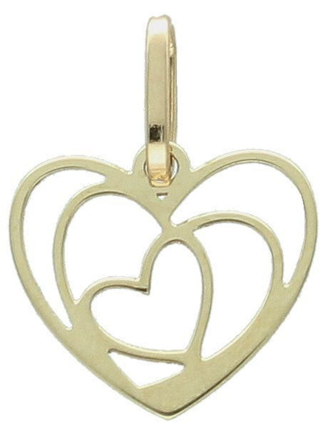 Zawieszka złota serce próba 585, ZA 6750 585, Zawieszka złota serce próba 585, ZA 6750 585. Zawieszka wykonana z żółtego 14 karatowego złota o formie serca. Idealny pomysł na prezent..jpg